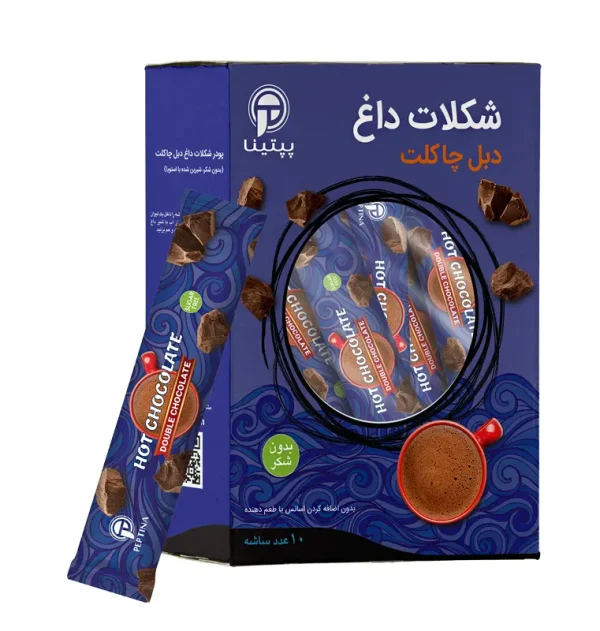 شکلات داغ دبل چاکلت پپتینا (با استویا)/فروشگاه خانه سلامتی