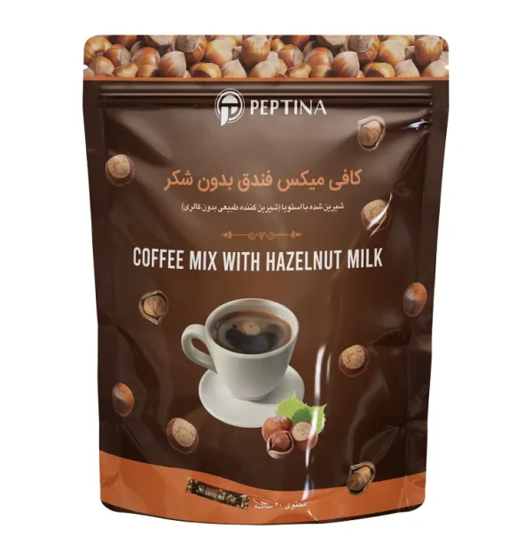 کافی میکس با پودر شیر فندق پپتینا (با استویا)/فروشگاه خانه سلامتی